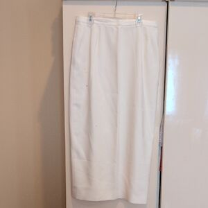 Kasper Women's White Pencil Skirt